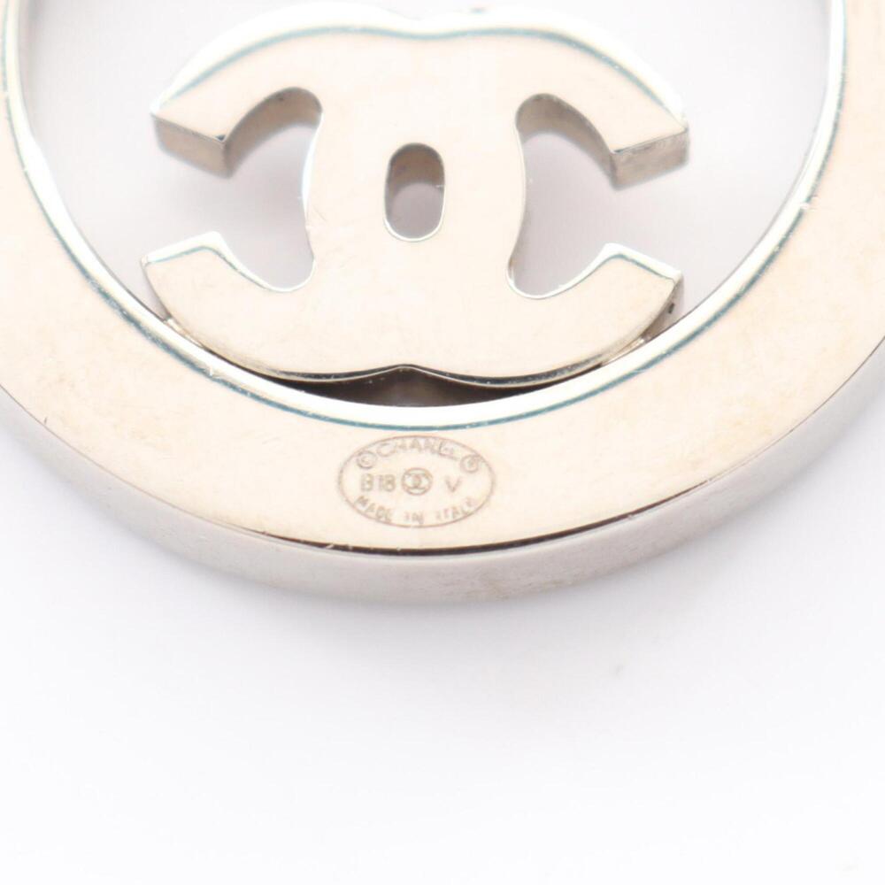 CHANEL White Logo Earrings - Picture 3 of 6